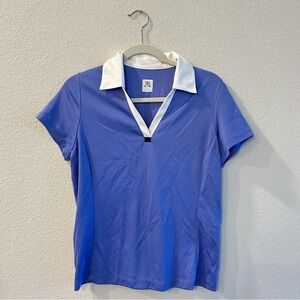 Tail White Label Collar V-Neck Purple M